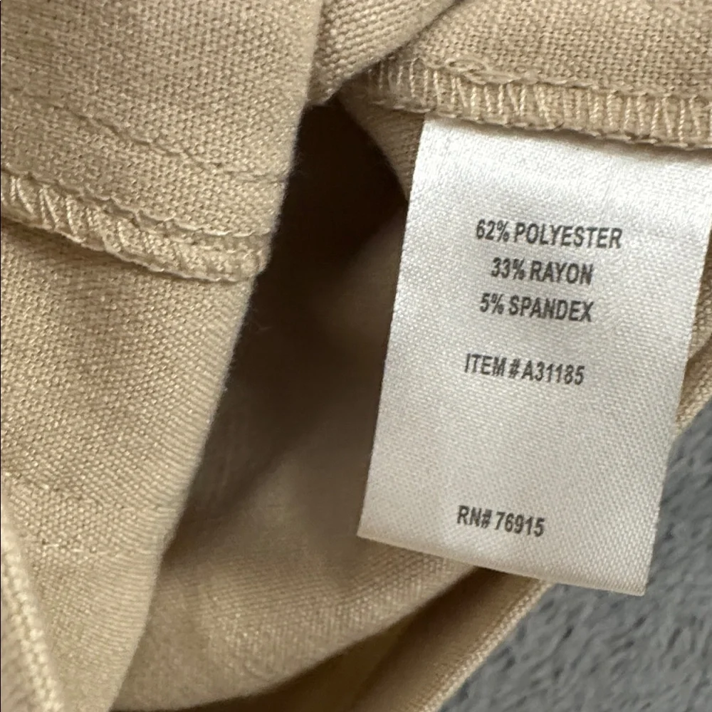 Appleseed's Dennisport Everywhere Cream/Beige Lightweight Jacket Women's Sz 12P